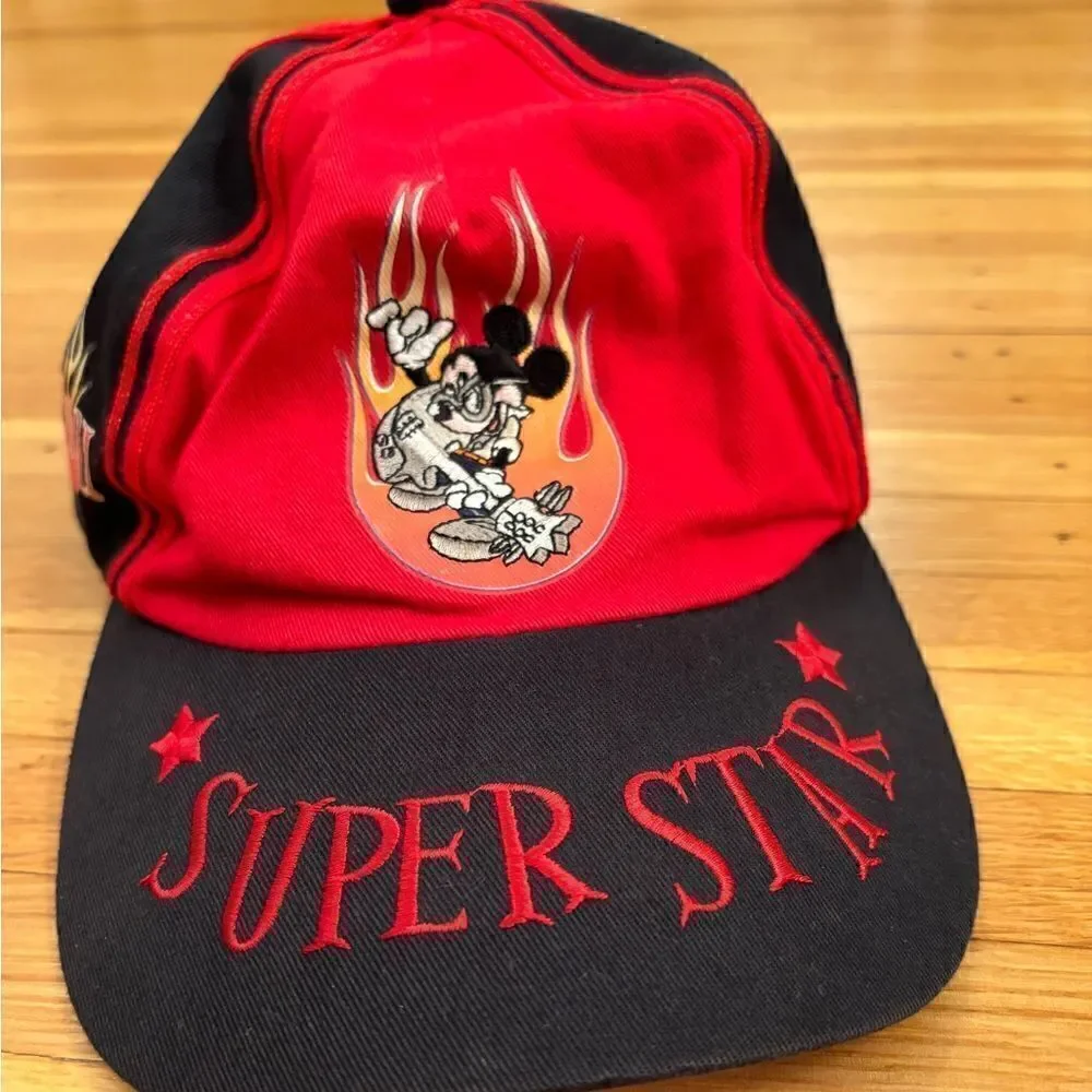 Walt Disney World Kids Super Star Mickey Guitar Cap Hat